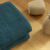 Toalla de Manos Modha Azul Marino 40x70cm Fondo Entero - TOALLAS | Bylmo