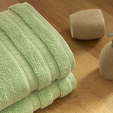 Toalla de Cuerpo Bamboo Verde Manzana 70x140cm Fondo Entero - TOALLAS | Bylmo