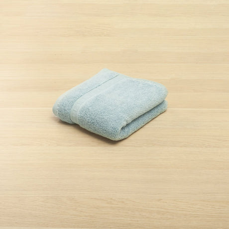 Toalla de Manos Bamboo Azul 40x70cm Fondo Entero - TOALLAS | Bylmo