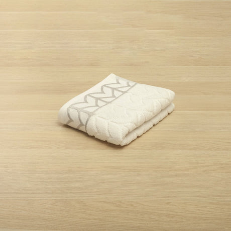 Toalla de Manos Roma Plateado 40x70cm Fondo Entero - TOALLAS | Bylmo