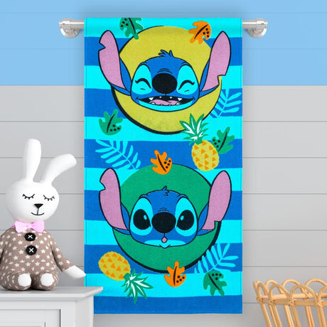 Toalla Infantil de Cuerpo Splash Piñaloca Multicolor 60x120cm Stitch - TOALLAS | Bylmo