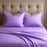 Juego de Sábanas Polialgodon Lila Para Cama Doble 140 X 190 Cm Antiácaros y Antiarrugas - SABANAS | Bylmo