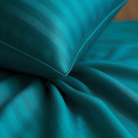 Juego de Sábanas Polialgodon Turquesa Para Cama Semidoble 120 X 190 Cm Antiácaros y Antiarrugas - SABANAS | Bylmo