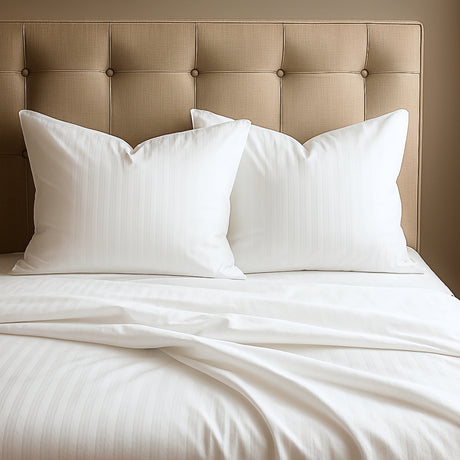 Juego de Sábanas Polialgodon Blanco Para Cama Sencilla 100 X 190 Cm Antiácaros y Antiarrugas - SABANAS | Bylmo