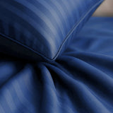 Juego de Sábanas Polialgodon Azul Oscuro Para Cama Sencilla 100 X 190 Cm Antiácaros y Antiarrugas - SABANAS | Bylmo