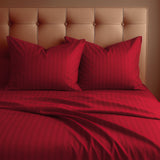 Juego de Sábanas Polialgodon Vinotinto Para Cama Sencilla 100 X 190 Cm Antiácaros y Antiarrugas - SABANAS | Bylmo