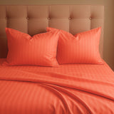 Juego de Sábanas Polialgodon Coral Para Cama Sencilla 100 X 190 Cm Antiácaros y Antiarrugas - SABANAS | Bylmo