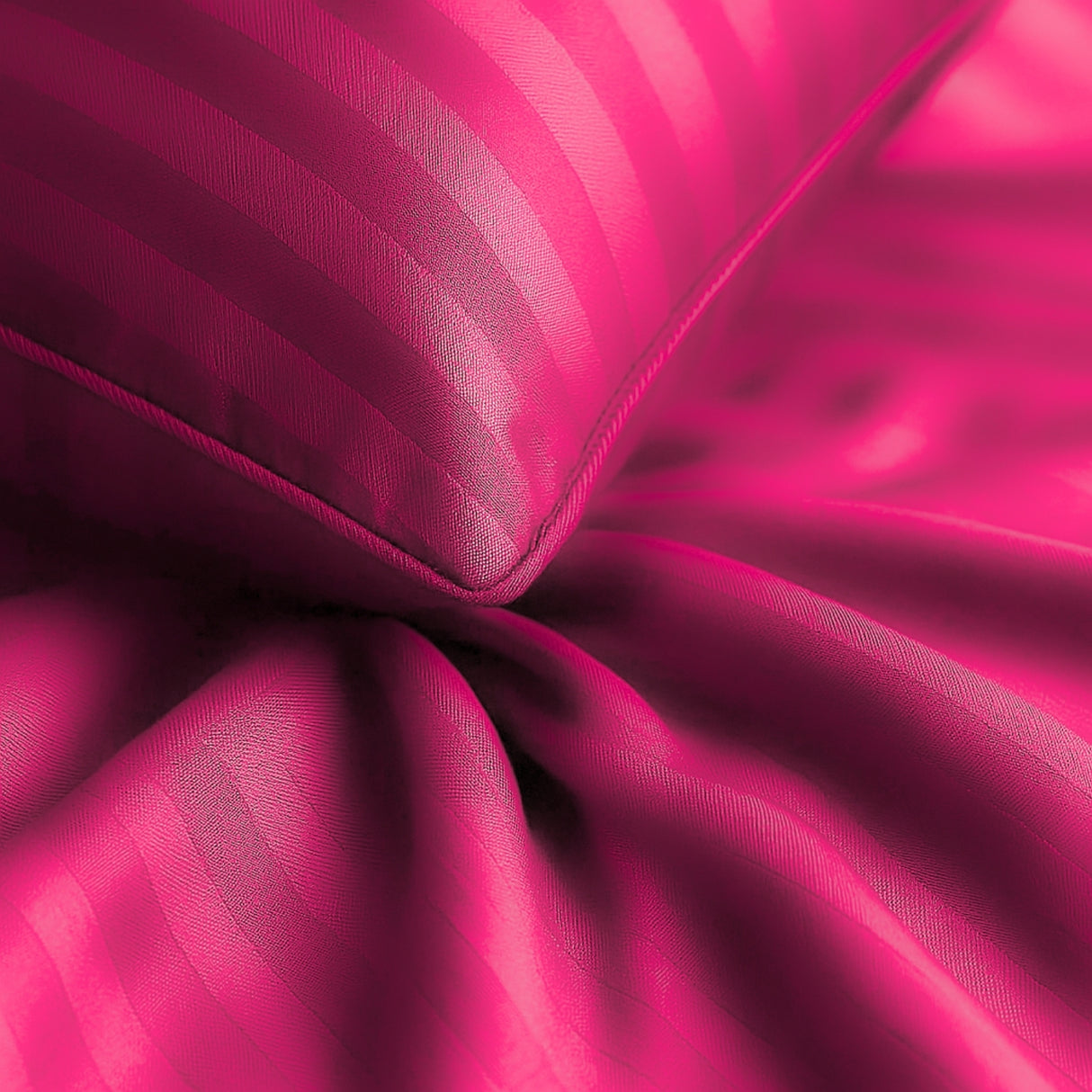 Juego de Sábanas Polialgodon Fucsia Para Cama Queen 160 X 190 Cm Antiácaros y Antiarrugas - SABANAS | Bylmo