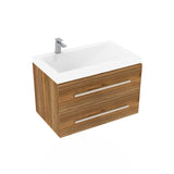 Kit Mueble con Lavamanos Flotante Misus Gracia 79x48cm Individual con Lavamanos de Sobreponer con Dos Cajones - MUEBLES PARA LAVAMANOS | Bylmo