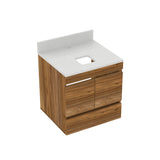 Mueble para Lavamanos Flotante Macao Gracia 48x48cm Individual con Mesón de Quartzone y con Un Cajón - MUEBLES PARA LAVAMANOS | Bylmo