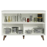 Mueble Inferior de Cocina Reims Blanco 120x83cm con Mesón de Madera Aglomerada Mdp y sin Estufa - MUEBLES INFERIORES DE COCINA | Bylmo