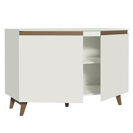 Mueble Inferior de Cocina Reims Blanco 120x83cm con Mesón de Madera Aglomerada Mdp y sin Estufa - MUEBLES INFERIORES DE COCINA | Bylmo