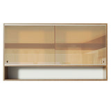 Mueble Superior de Cocina Glamy Marron 120x66cm con Cuatro Entrepaños y con Dos Puertas - MUEBLES SUPERIORES DE COCINA | Bylmo