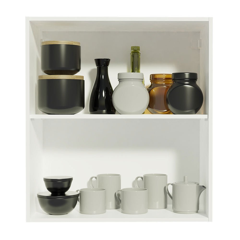 Mueble Superior de Cocina Reims Blanco 60x66cm con Dos Entrepaños y con Una Puerta - MUEBLES SUPERIORES DE COCINA | Bylmo