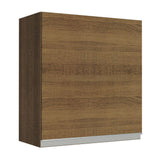 Mueble Superior de Cocina Glamy Marron 60x66cm con Dos Entrepaños y con Una Puerta - MUEBLES SUPERIORES DE COCINA | Bylmo