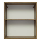 Mueble Superior de Cocina Glamy Marron 60x66cm con Dos Entrepaños y con Una Puerta - MUEBLES SUPERIORES DE COCINA | Bylmo