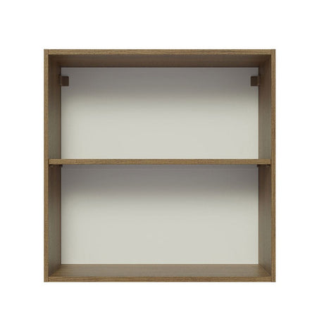 Mueble Superior de Cocina Glamy Marron y Blanco 70x66cm con Dos Entrepaños y con Dos Puertas - MUEBLES SUPERIORES DE COCINA | Bylmo