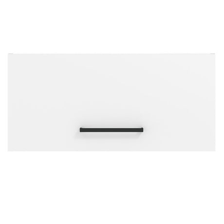 Mueble Superior de Cocina Agata Marron y Blanco 70x33cm con Un Entrepaño y con Una Puerta - MUEBLES SUPERIORES DE COCINA | Bylmo