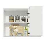 Mueble Superior de Cocina Reims Blanco 90x66cm con Cinco Entrepaños y con Una Puerta - MUEBLES SUPERIORES DE COCINA | Bylmo