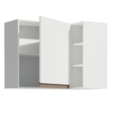 Mueble Superior de Cocina Reims Blanco 90x66cm con Cinco Entrepaños y con Una Puerta - MUEBLES SUPERIORES DE COCINA | Bylmo