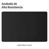 Combo Mueble Superior e Inferior de Cocina Reims Negro 60x210cm con Mesón de Madera Aglomerada MPD y sin Estufa - MUEBLES INFERIORES DE COCINA | Bylmo