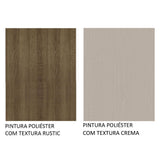 Cocina Integral Esquinero Modular Agata Marron y Crema 459x225cm sin Mesón sin Estufa con Tres Cajones y con Veintisiete Entrepaños - COCINAS | Bylmo