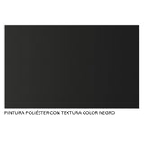 Cocina Integral Modular Reims Negro 320x210cm con Mesón de Madera Aglomerada Mdp sin Estufa con Tres Cajones y con Quince Entrepaños - COCINAS | Bylmo