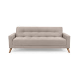 Sofá Cama Sahara Taupe 206x82cm De Tres Puestos Reclinable y con Apoya Brazos - SOFAS Y POLTRONAS | Bylmo