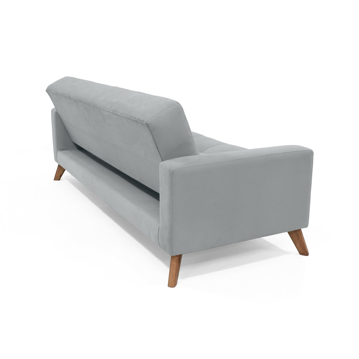 Sofá Cama Sahara Plata 206x82cm De Tres Puestos Reclinable y con Apoya Brazos - SOFAS Y POLTRONAS | Bylmo