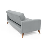 Sofá Cama Sahara Plata 206x82cm De Tres Puestos Reclinable y con Apoya Brazos - SOFAS Y POLTRONAS | Bylmo