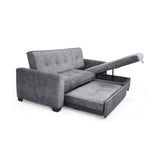 Sofá en L Atlas Gris 220x92cm De Tres Puestos Reclinable con Almacenamiento Izquierdo y con Apoya Brazos - SOFAS Y POLTRONAS | Bylmo