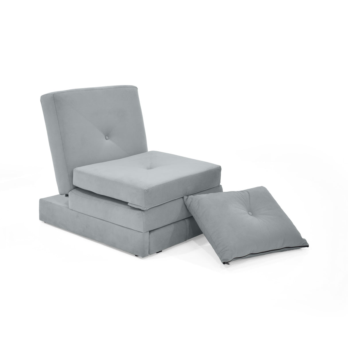 Poltrona Torino Plata 78x86cm De Un Puesto Reclinable - SOFAS Y POLTRONAS | Bylmo