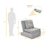 Poltrona Torino Plata 78x86cm De Un Puesto Reclinable - SOFAS Y POLTRONAS | Bylmo