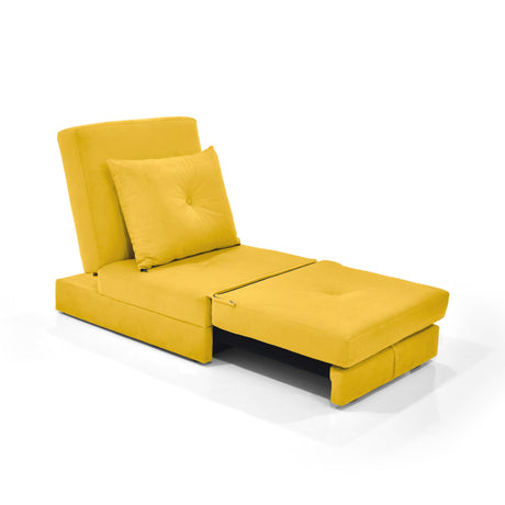 Poltrona Torino Mostaza 78x86cm De Un Puesto Reclinable - SOFAS Y POLTRONAS | Bylmo