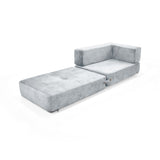 Poltrona Nablus Plata 96x68cm De Un Puesto y con Apoya Brazos - SOFAS Y POLTRONAS | Bylmo