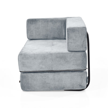 Poltrona Nablus Plata 96x68cm De Un Puesto y con Apoya Brazos - SOFAS Y POLTRONAS | Bylmo
