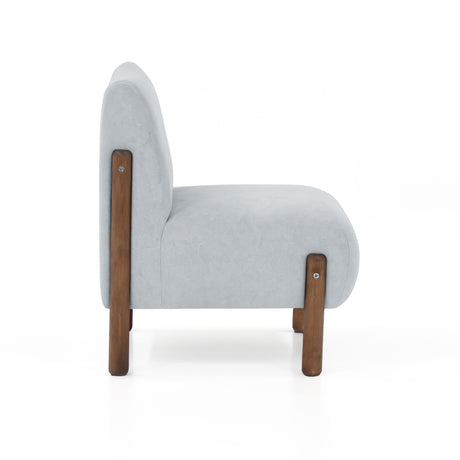 Poltrona Dubi Plata 63x73cm De Un Puesto y sin Apoya Brazos - SOFAS Y POLTRONAS | Bylmo