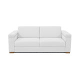 Sofá Montenegro Blanco 207x82cm De Tres Puestos y con Apoya Brazos - SOFAS Y POLTRONAS | Bylmo