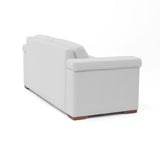 Sofá Montenegro Blanco 207x82cm De Tres Puestos y con Apoya Brazos - SOFAS Y POLTRONAS | Bylmo