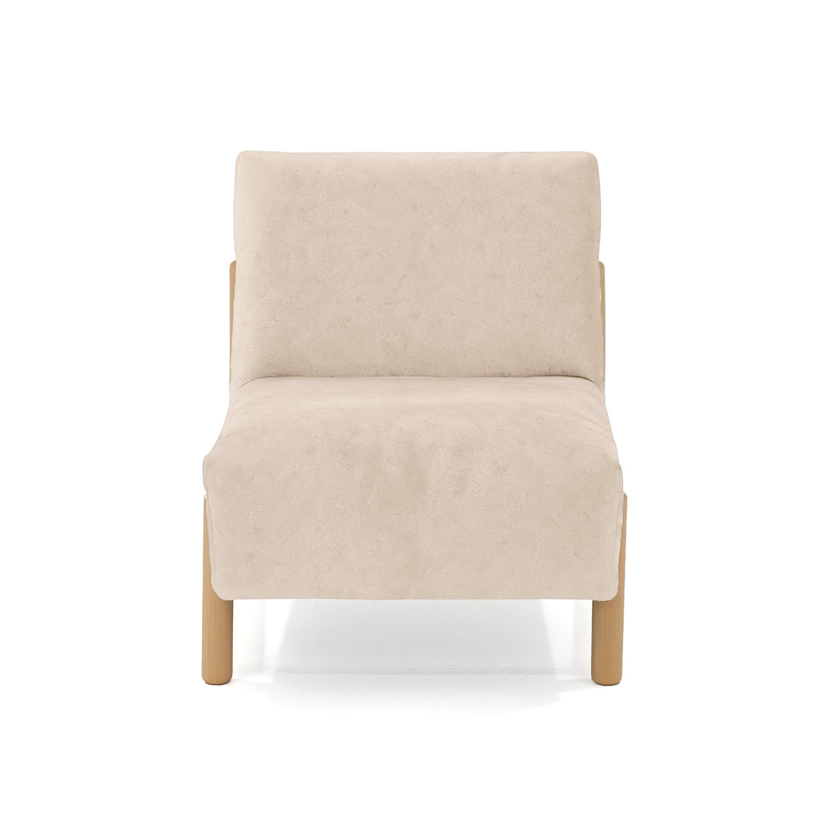 Poltrona Dubi Beige 63x73cm De Un Puesto y sin Apoya Brazos - SOFAS Y POLTRONAS | Bylmo
