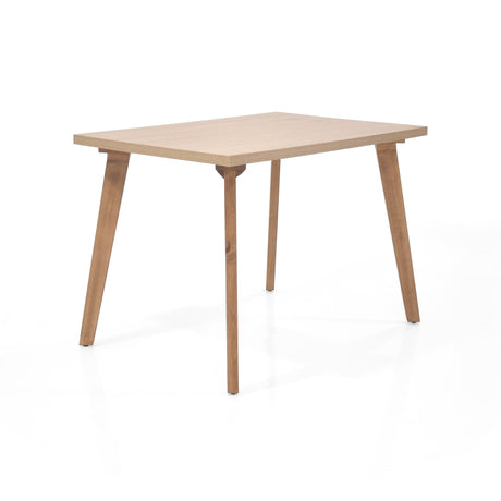 Mesa de Comedor Lugo Matiz Oasis 110x76cm Cuadrado de Cuatro Puestos sin Sillas - COMEDORES | Bylmo