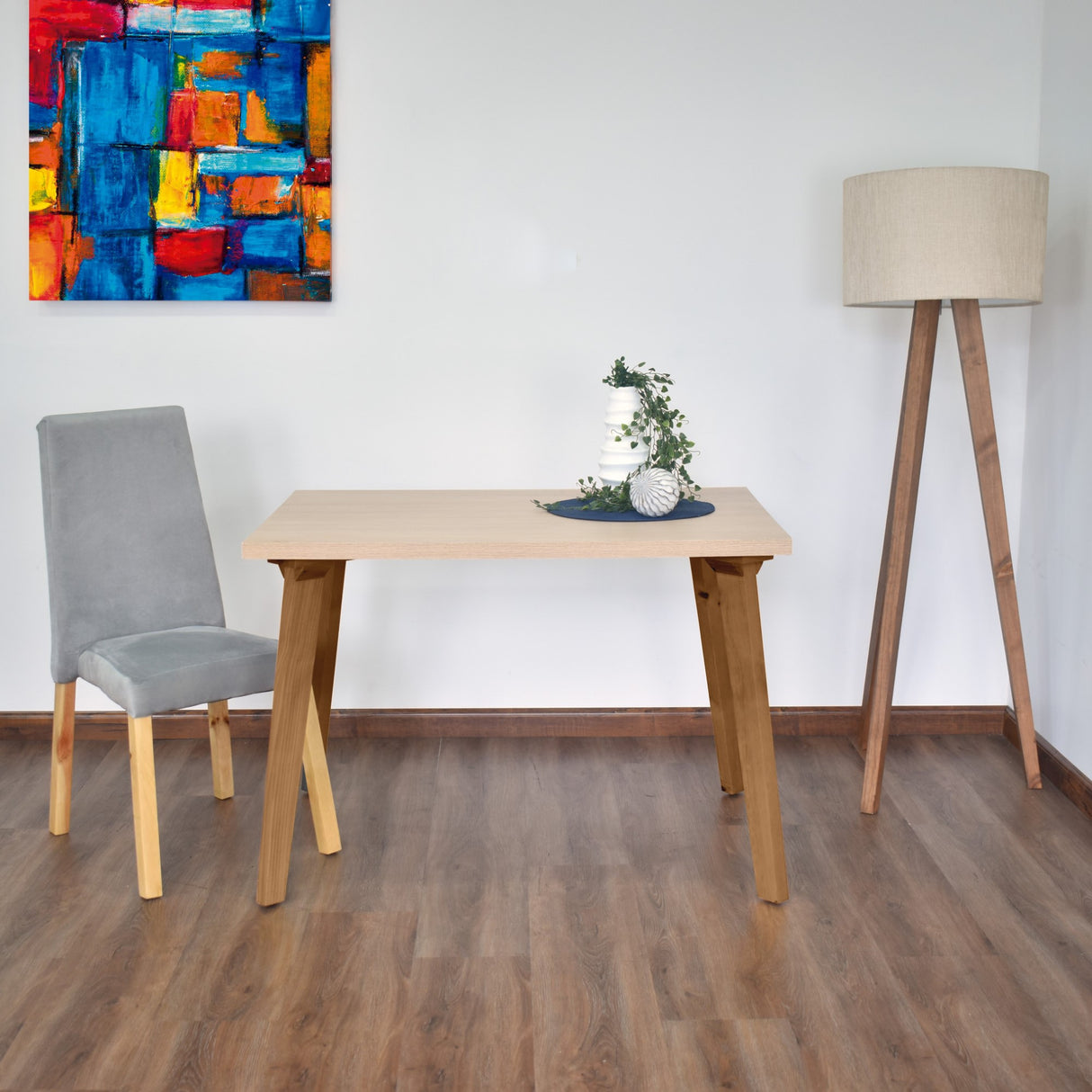 Mesa de Comedor Lugo Matiz Oasis 110x76cm Cuadrado de Cuatro Puestos sin Sillas - COMEDORES | Bylmo