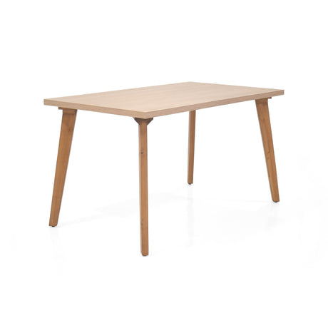 Mesa de Comedor Lugo Matiz Oasis 138x76cm Cuadrado de Seis Puestos sin Sillas - COMEDORES | Bylmo