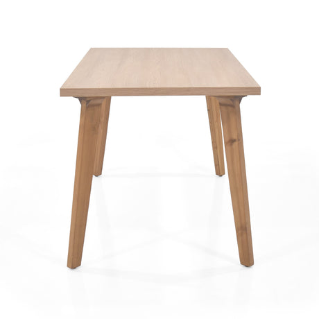 Mesa de Comedor Lugo Matiz Oasis 138x76cm Cuadrado de Seis Puestos sin Sillas - COMEDORES | Bylmo