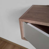 Repisa Innova Blanco 60x18cm con Un Cajón - REPISAS | Bylmo