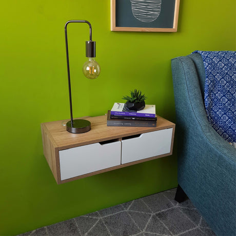 Repisa Innova Blanco 60x18cm con Un Cajón - REPISAS | Bylmo