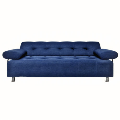Sofá Cama Milan Petróleo 180x30cm de Tres Puestos Reclinable Con Tapizado Acolchado y Antifluido - SOFAS Y POLTRONAS | Bylmo