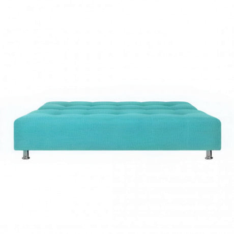 Sofá Cama Milan Turquesa 180x30cm de Tres Puestos Reclinable Con Tapizado Acolchado y Antifluido - SOFAS Y POLTRONAS | Bylmo