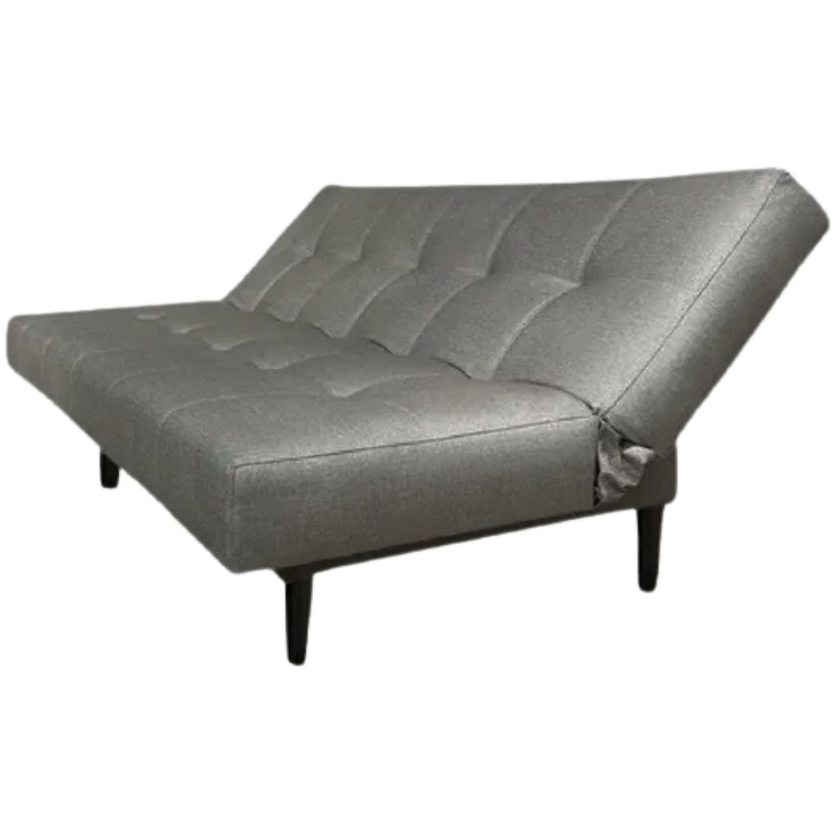 Sofá Cama Manchesster Gris 170x30cm de Tres Puestos Reclinable Con Tapizado Acolchado y Antifluido - SOFAS Y POLTRONAS | Bylmo