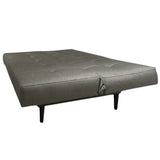 Sofá Cama Manchesster Gris 170x30cm de Tres Puestos Reclinable Con Tapizado Acolchado y Antifluido - SOFAS Y POLTRONAS | Bylmo